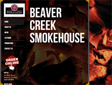 Tablet Screenshot of beavercreek-smokehouse.com